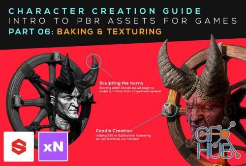 Skillshare – Character Creation Guide: PBR Assets for Games: Part 06: Baking & Texturing