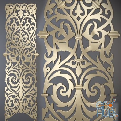 Decorative lacy overlay