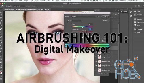 Skillshare – Airbrushing 101 – Digital Makeover