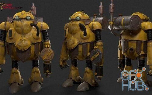 Robo Poco Cartoon Concept PBR