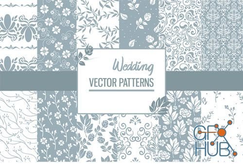 12 Wedding Vector Patterns