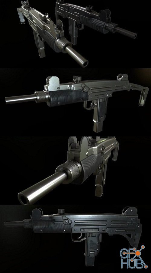 SMG UZI PBR