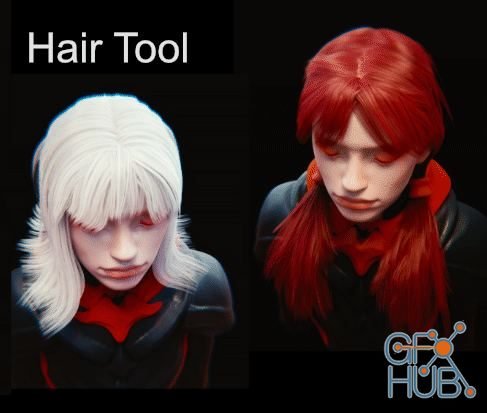 Gumroad – Hair Tool v2.0.14 for Blender 2.8