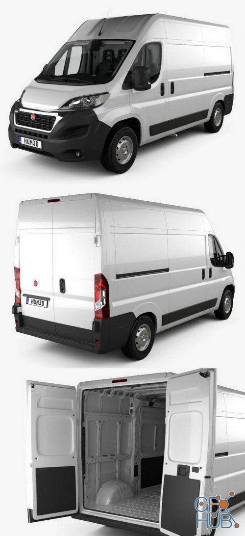 Fiat Fiorino Panel Van 2000 3D model