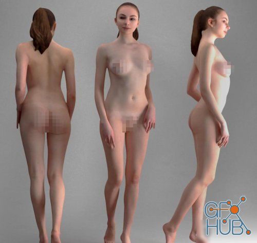 3d girl nude Free 3D