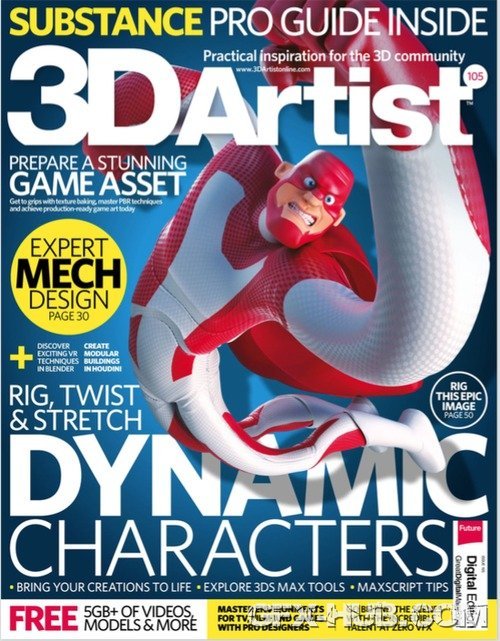 3D Artist – Issue 105 2017 + Digital Content