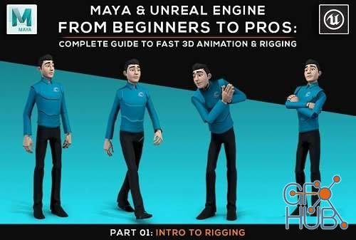 Skillshare – Maya and Unreal Engine | Complete Guide to Fast 3D Animation and Rigging | Part 01: Intro to Rigging