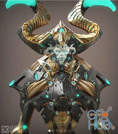 Gumroad – God of Birds – Character Concept Tutorial in Zbrush and Keyshot