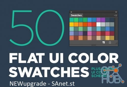 50 Flat UI Color Swatches 1761202 (EPS)