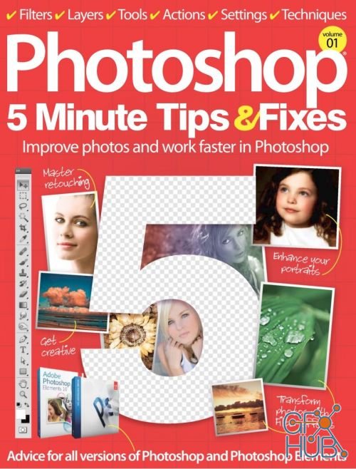 Photoshop 5 Minute Tips & Fixes – Volume 01 (PDF)