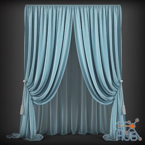 Curtains 99 (max, fbx)