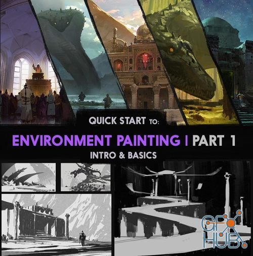 Cubebrush – Quick Start to Environment Painting (Complete, Part 1-3)
