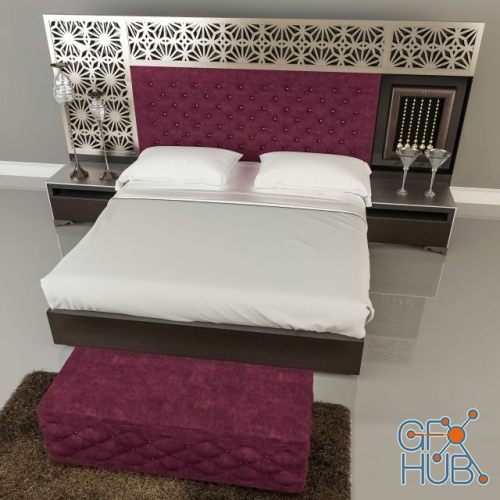 Mehrez & Krema Arabian Pattern bed