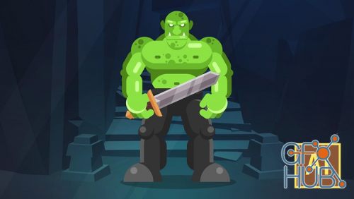 Udemy – Learn Illustrator CC: Create a Simple Flat Vector Orc (Updated 2019)