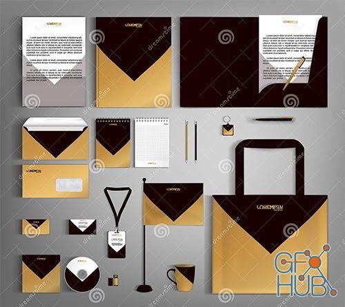 Vector template business design set of stationery, corporate identity (EPS)