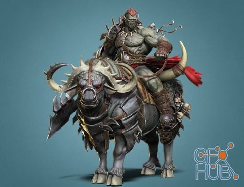 Udemy – Orc Rider and Bull Creature Creation in Zbrush