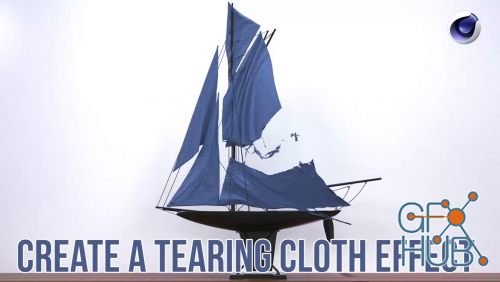 Skillshare – Create A Tearing Cloth Effect in Cinema 4D