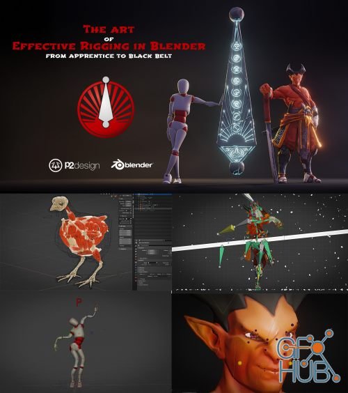 ArtStation – The Art Of Effective Rigging In Blender (ENG/RUS)