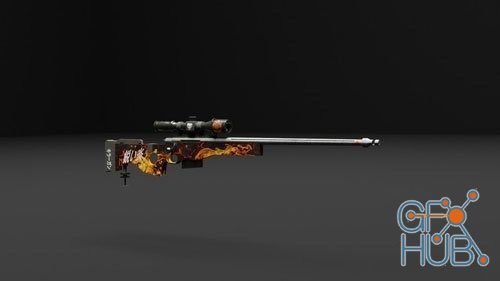 Udemy – AWP Sniper Rifle Creation and Skin In Blender | Blender 2.8