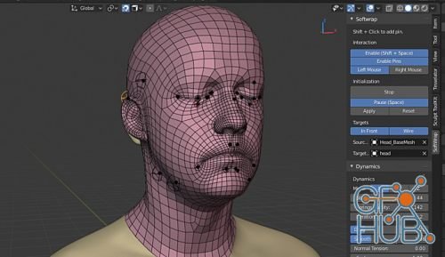 Blender Market – Softwrap – Dynamics For Retopology v1.0