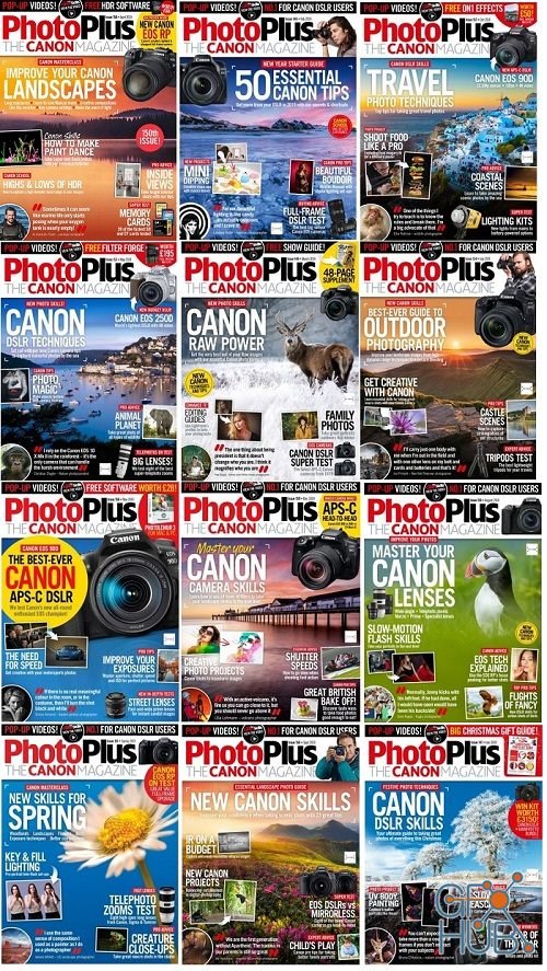 PhotoPlus. The Canon Magazine - Full Year Issues Collection 2019