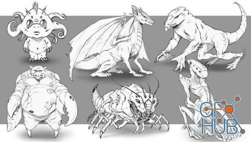 How to Improve Your Creature Design Drawings – Step by Step