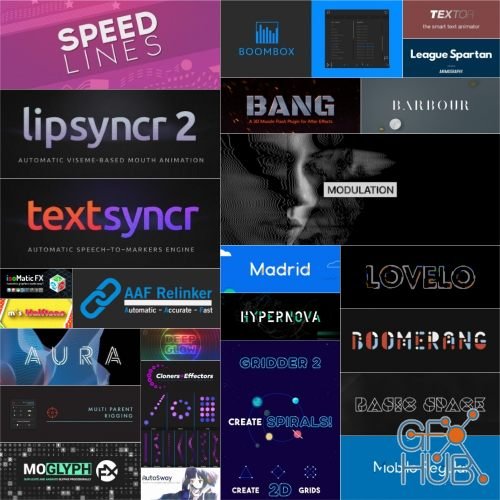 After Effects Scripts & Plugins Bundle 1 November 2019