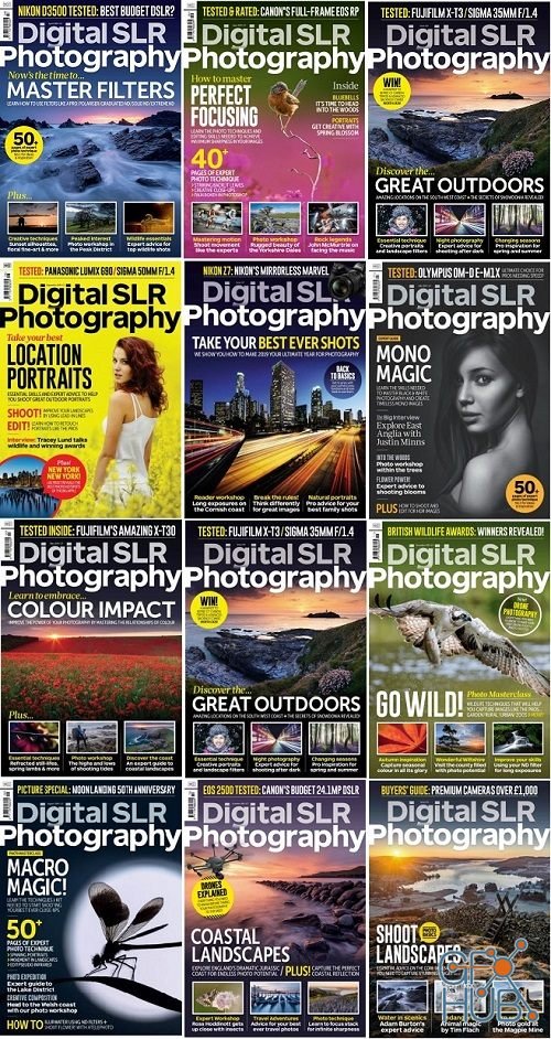 Digital SLR Photography - 2019 Full Year Issues Collection