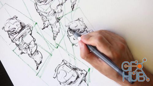 Kazone Online – How to Draw Figures in Perspective by Kim Jung Gi