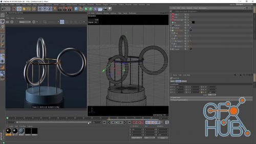 Skillshare – Cinema 4D: Creating looping animation with rings