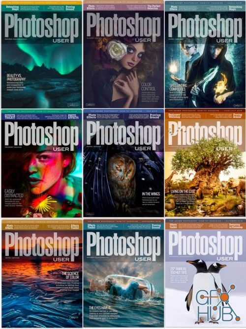 Photoshop User - 2019 Full Year Issues Collection