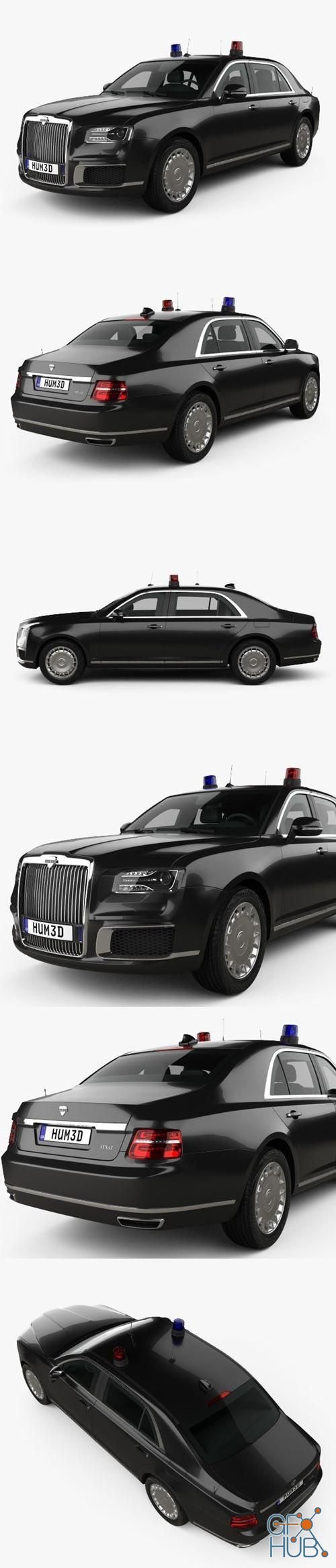 Aurus Senat 4123 sedan Guard 2018
