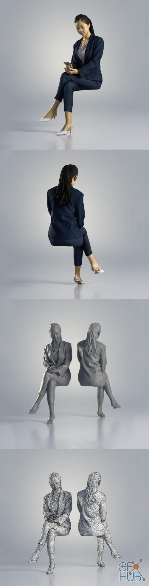 Emily – 3D Scan Female (Vray, Corona)