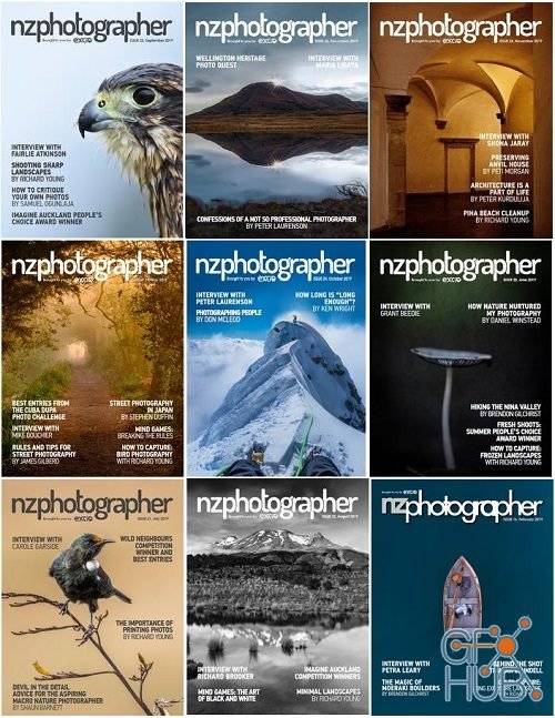 NZPhotographer - 2019 Full Year Issues Collection