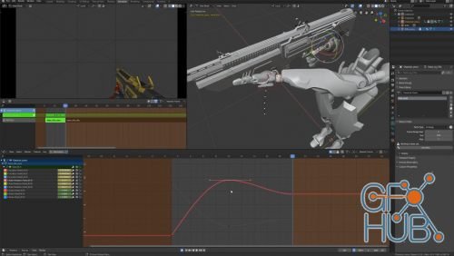CGCookie – Animating First Person Character Weapons in Blender