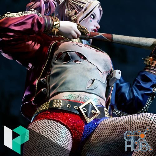 Gumroad – Sculpting & Texturing Harley Quinn | Rosa Lee