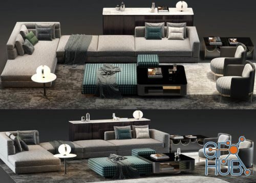 Minotti 02 furniture set