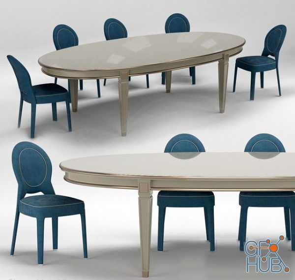 Ritz Medaillon Chair and Vendome Table