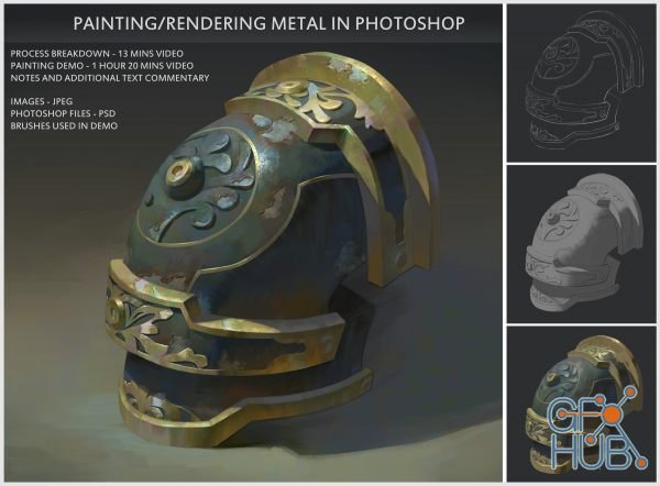 ArtStation – Painting/Rendering metal in photoshop