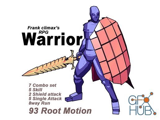 Unity asset – Frank RPG Warrior