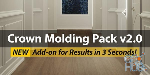 Blender Market – Custom Crown Molding in 3 seconds!