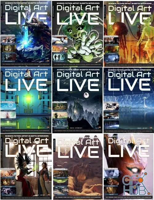 Digital Art Live - 2019 Full Year Issues Collection