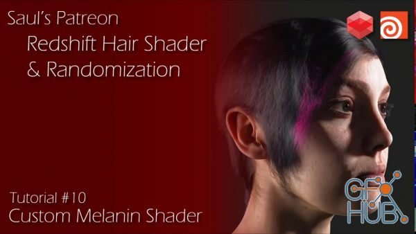 Patreon – Redshift Hair Shading, Custom Melanin Shader, Color Randomization in Houdini + MOPs