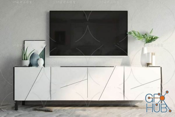 White Tv Stand 52