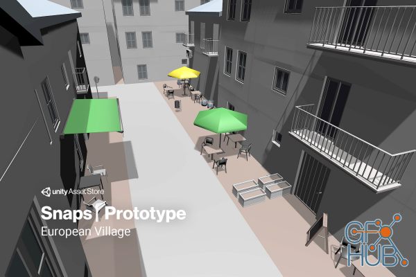 Unity Asset – Snaps Prototype | European Village