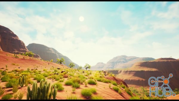 Unreal Engine Marketplace – "Dead Canyon" Landscape