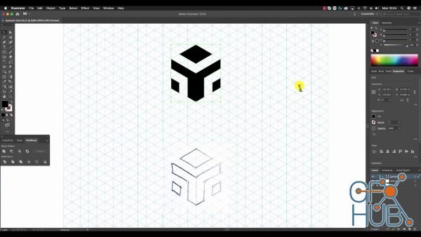 Skillshare – Using an Isometric Grid in Logo Design