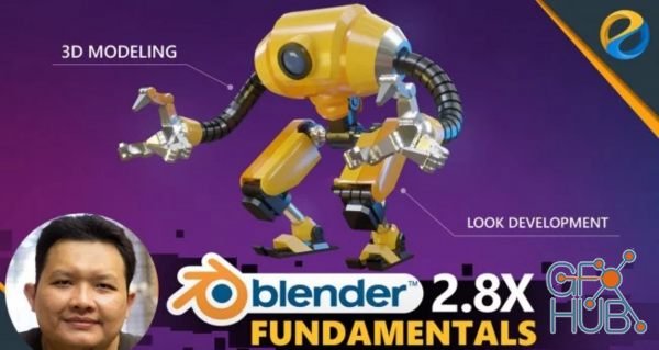 Skillshare – Blender 2.8X Fundamentals: Basic 3D Modeling and Look Development