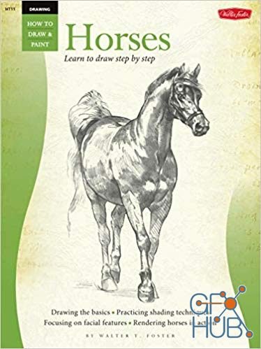 Horses – Learn to draw step by step (How to Draw & Paint) EPUB