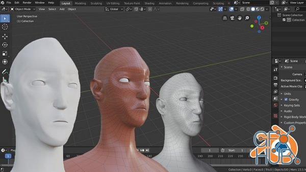 Udemy – Modelling a Character With Good Topology in Blender